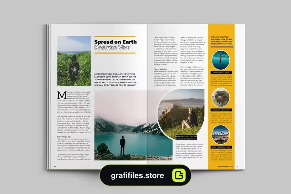 قالب ایندیزاین مجله InDesign Magazine 5 - 15