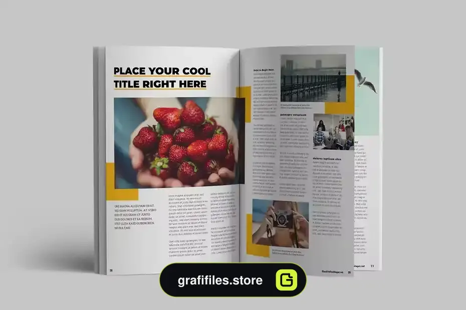 قالب ایندیزاین مجله InDesign Magazine 5 - 17