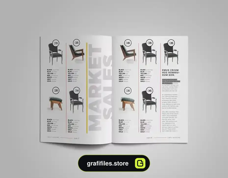 قالب ایندیزاین مجله InDesign Magazine Template 23 - 23