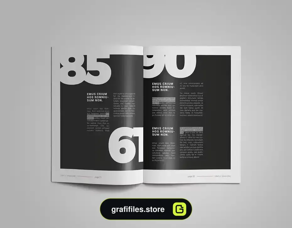 قالب ایندیزاین مجله InDesign Magazine Template 23 - 5
