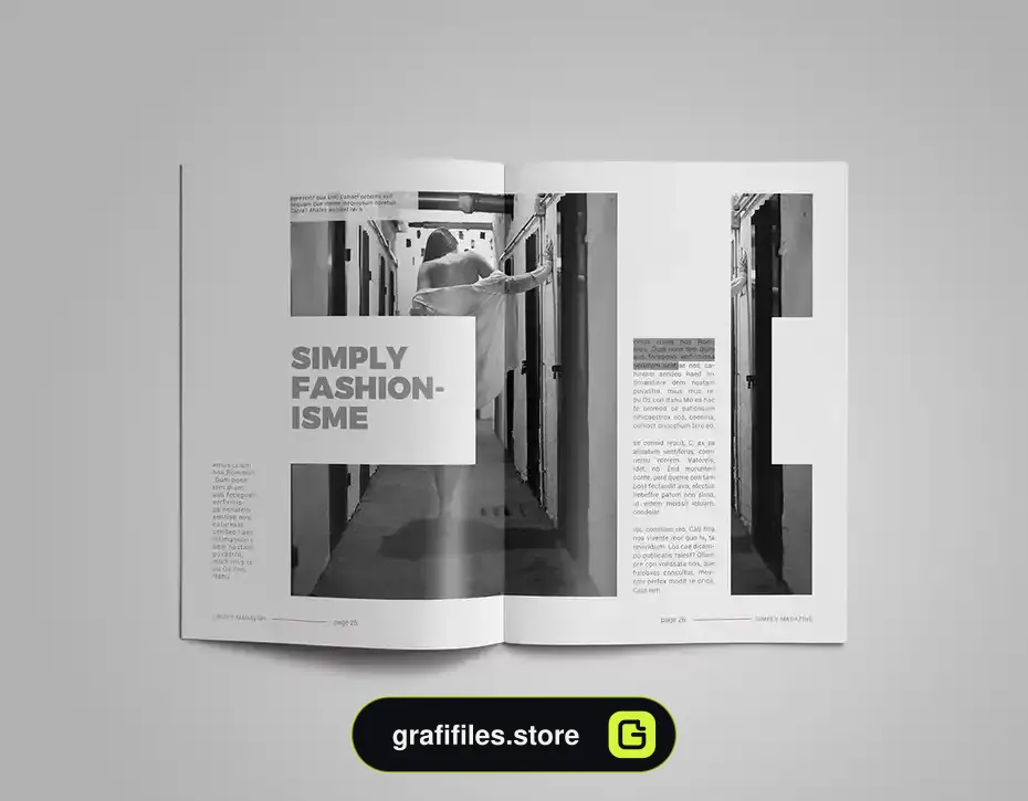 قالب ایندیزاین مجله InDesign Magazine Template 23 - 7