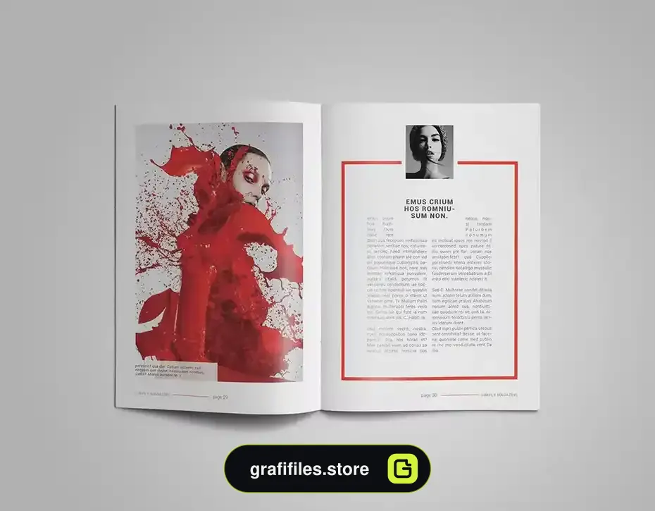 قالب ایندیزاین مجله InDesign Magazine Template 23 - 9