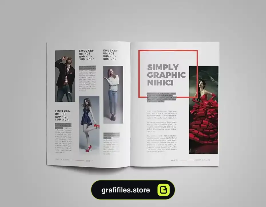 قالب ایندیزاین مجله InDesign Magazine Template 23 - 13