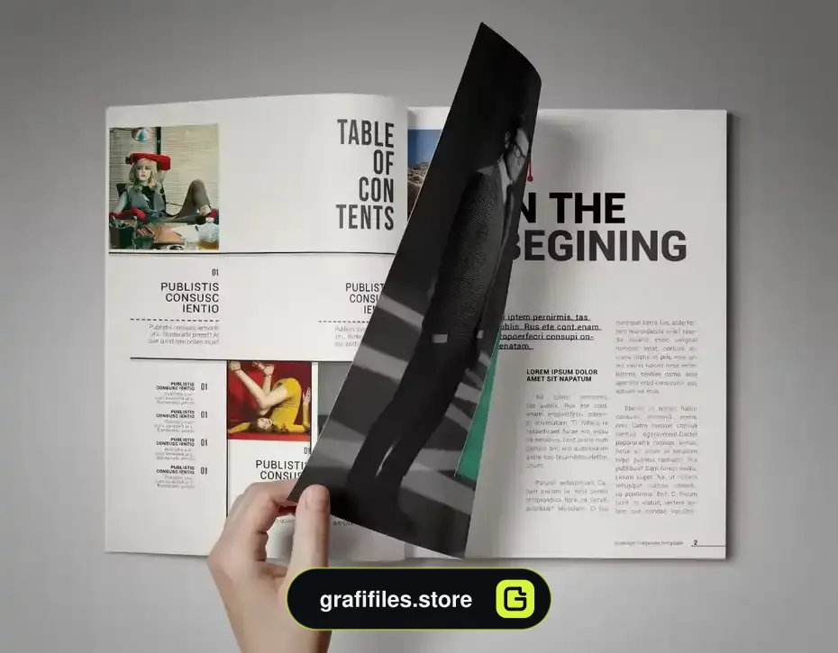 قالب ایندیزاین مجله InDesign Magazine Template 26 - 21