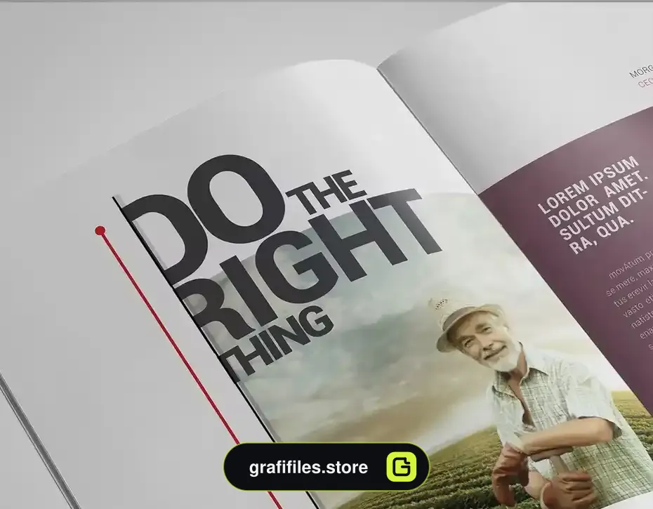 قالب ایندیزاین مجله InDesign Magazine Template 26 - 23