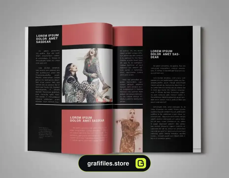 قالب ایندیزاین مجله InDesign Magazine Template 26 - 25