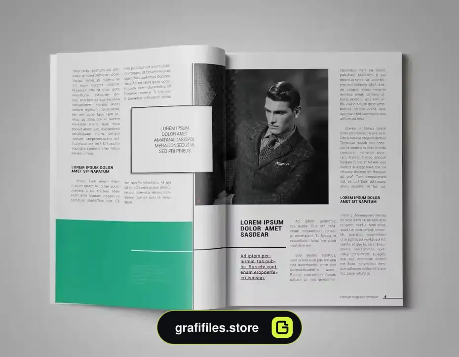قالب ایندیزاین مجله InDesign Magazine Template 26 - 29