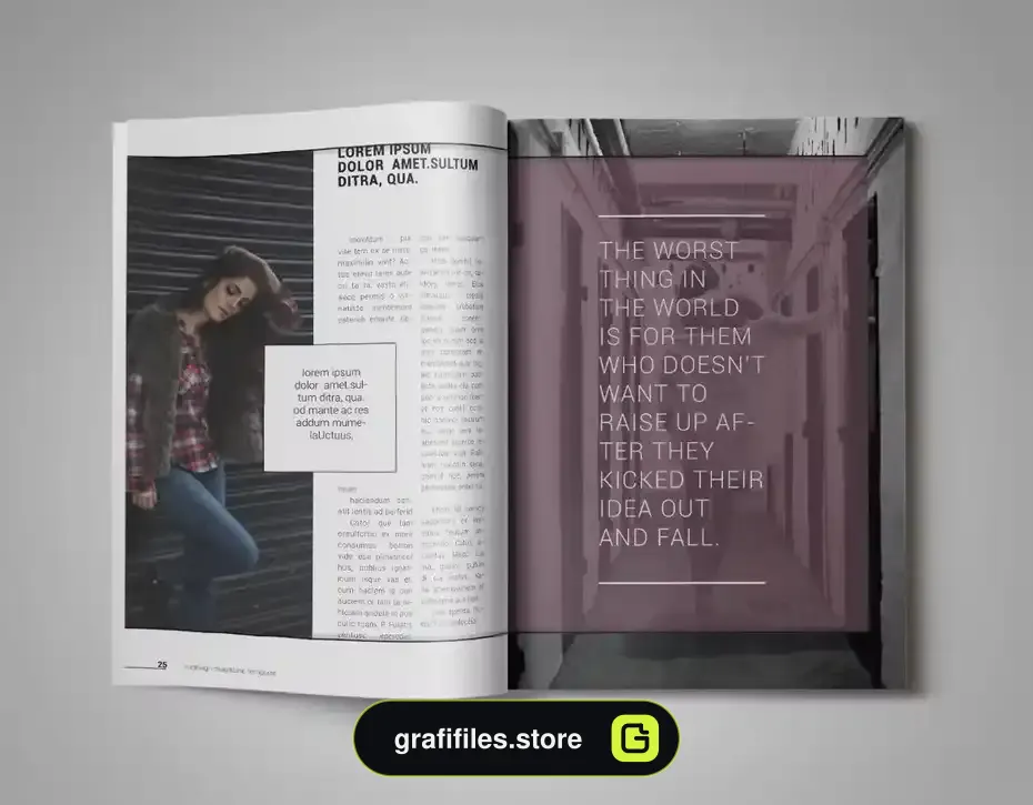 قالب ایندیزاین مجله InDesign Magazine Template 26 - 3