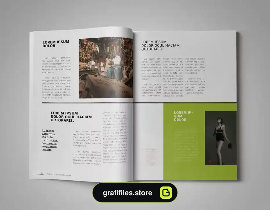 قالب ایندیزاین مجله InDesign Magazine Template 26 - 7