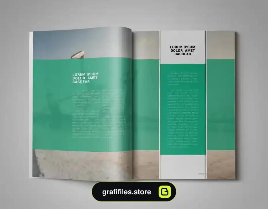قالب ایندیزاین مجله InDesign Magazine Template 26 - 15