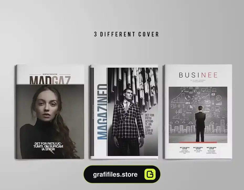 قالب ایندیزاین مجله InDesign Magazine Template 26 - 17