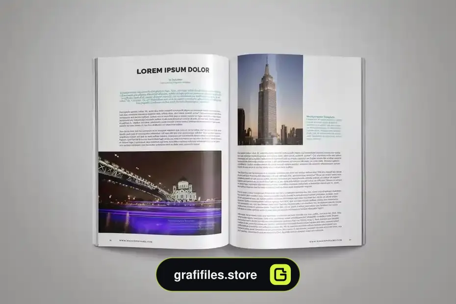 دانلود قالب ایندیزاین مجله InDesign Magazine Template 14 - 4 قالب ایندیزاین مجله InDesign Magazine Template 14 - 3