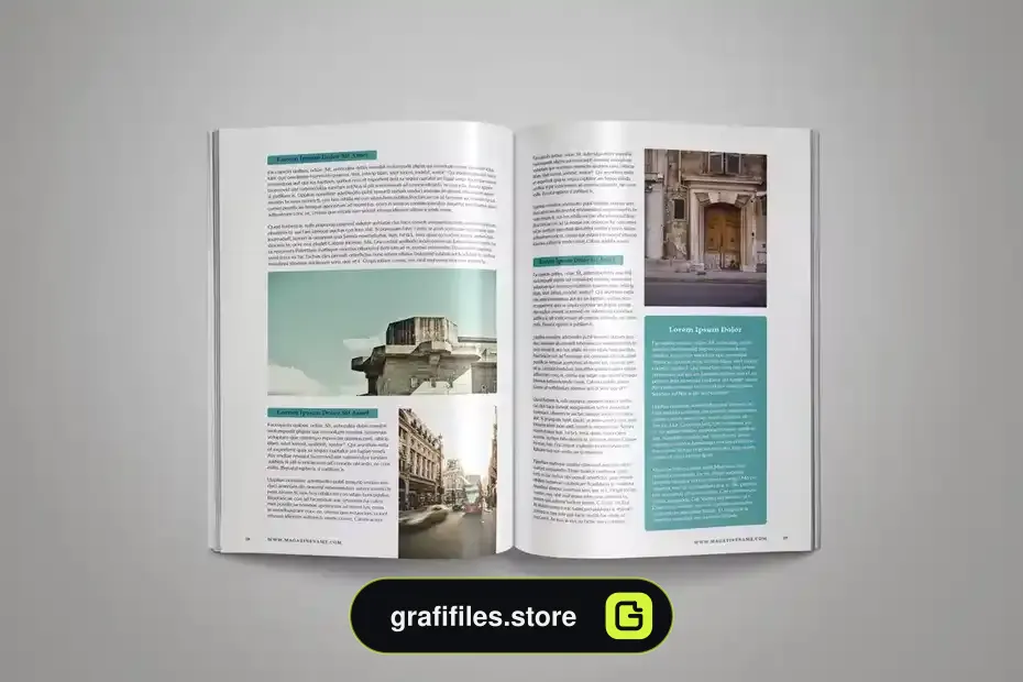 دانلود قالب ایندیزاین مجله InDesign Magazine Template 14 - 6 قالب ایندیزاین مجله InDesign Magazine Template 14 - 5