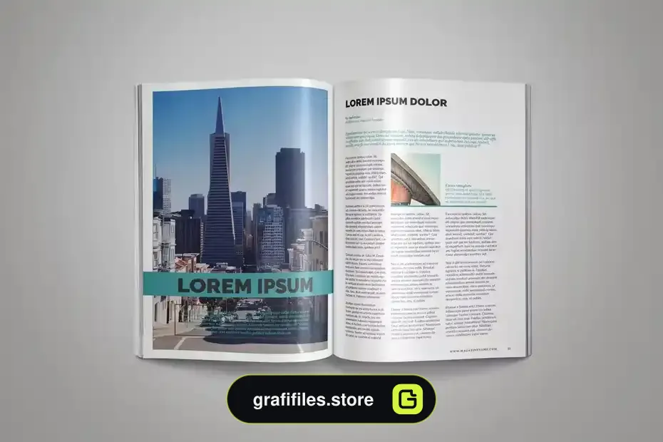 دانلود قالب ایندیزاین مجله InDesign Magazine Template 14 - 8 قالب ایندیزاین مجله InDesign Magazine Template 14 - 7
