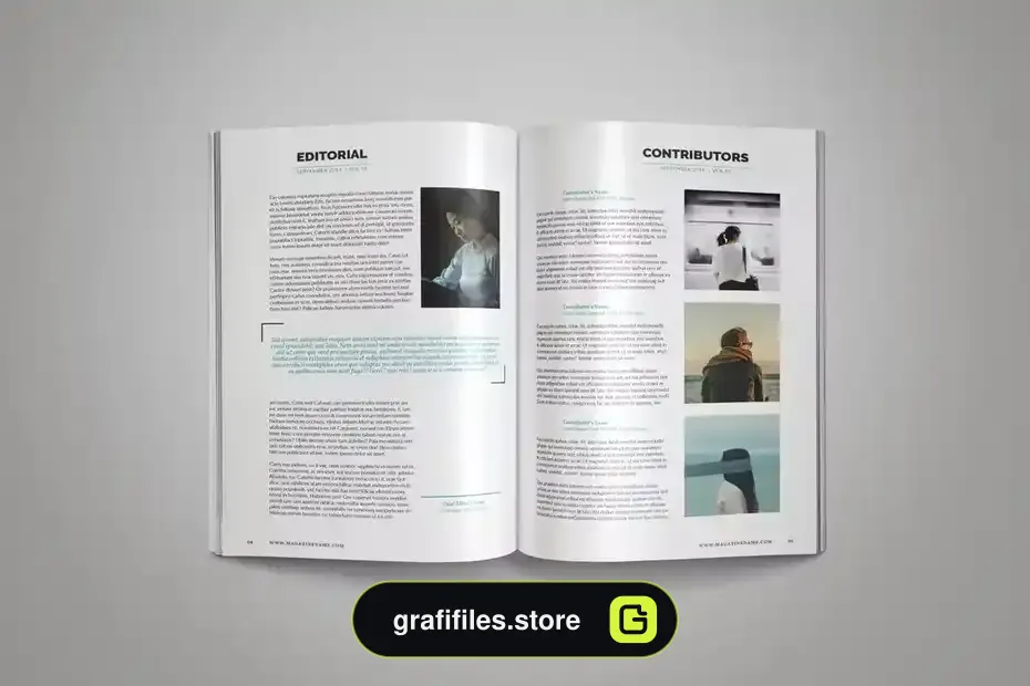 دانلود قالب ایندیزاین مجله InDesign Magazine Template 14 - 14 قالب ایندیزاین مجله InDesign Magazine Template 14 - 13