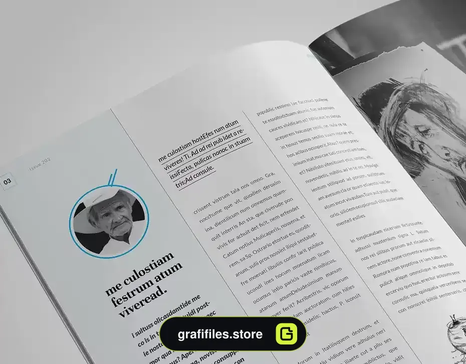 قالب ایندیزاین مجله InDesign Magazine Template 9
