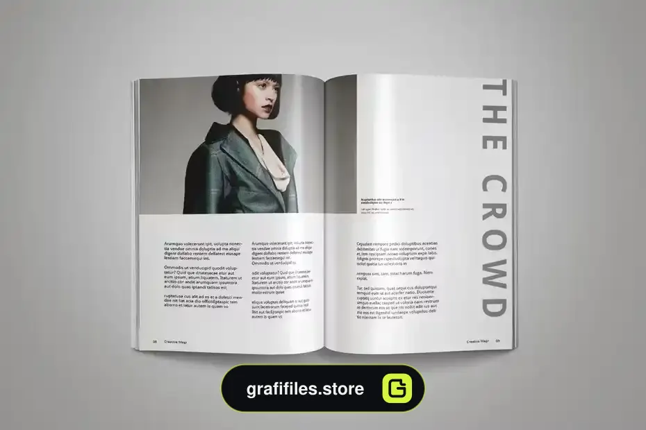 قالب ایندیزاین مجله InDesign Magazine Template 16 - 1