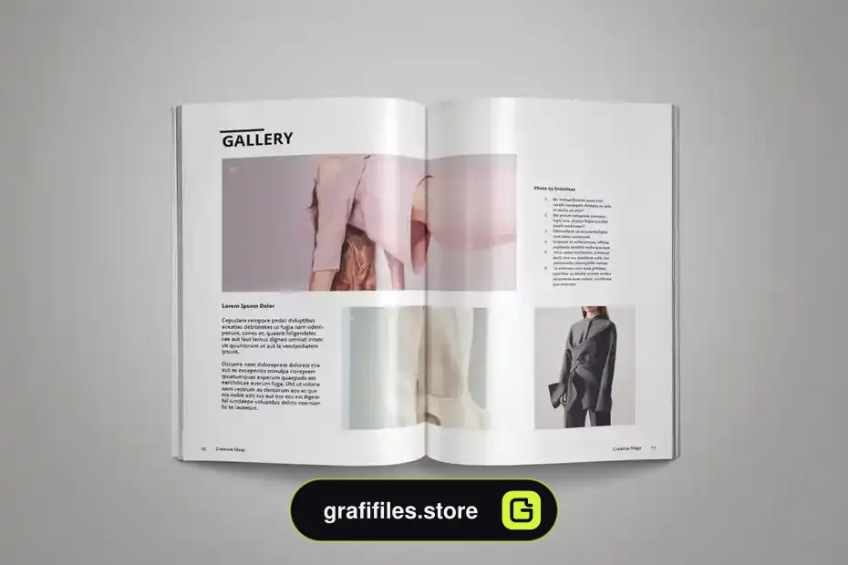 قالب ایندیزاین مجله InDesign Magazine Template 16 - 3