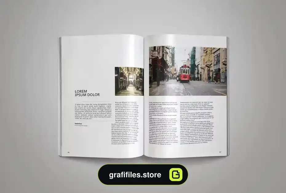 قالب ایندیزاین مجله InDesign Magazine Template 8 - 21