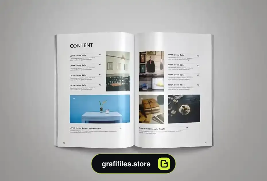 قالب ایندیزاین مجله InDesign Magazine Template 8 - 3