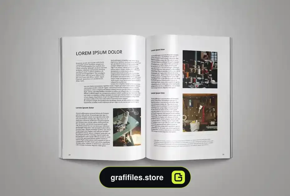 قالب ایندیزاین مجله InDesign Magazine Template 8 - 5