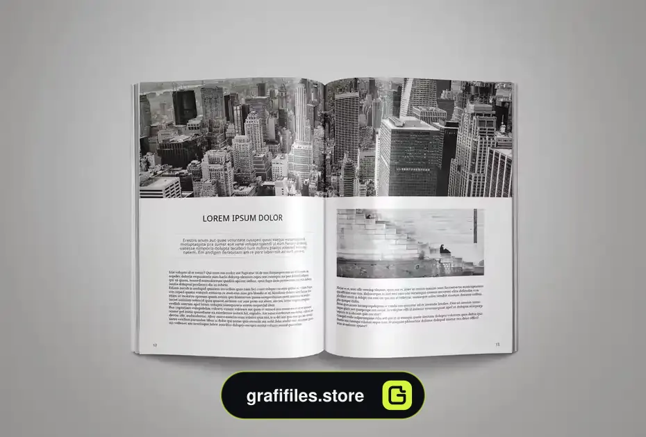 قالب ایندیزاین مجله InDesign Magazine Template 8 - 7