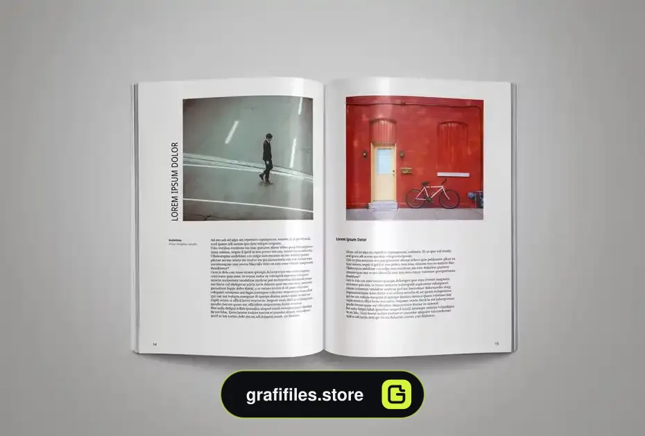 قالب ایندیزاین مجله InDesign Magazine Template 8 - 11