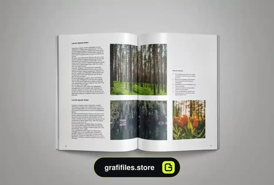 قالب ایندیزاین مجله InDesign Magazine Template 8 - 13