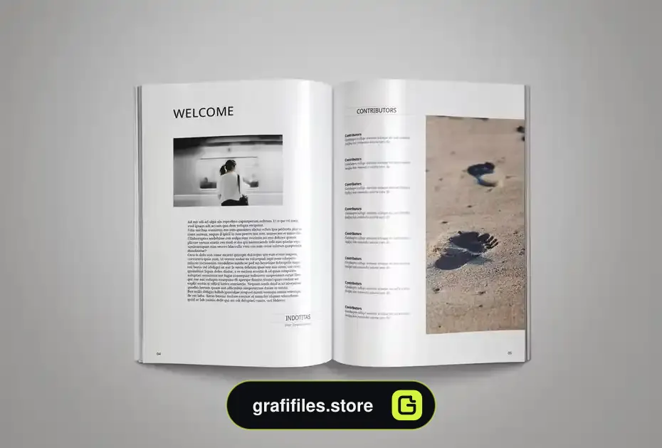 قالب ایندیزاین مجله InDesign Magazine Template 8 - 15