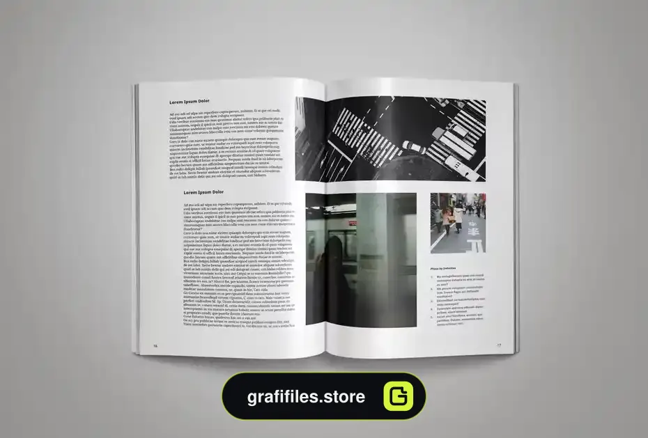 قالب ایندیزاین مجله InDesign Magazine Template 8 - 17