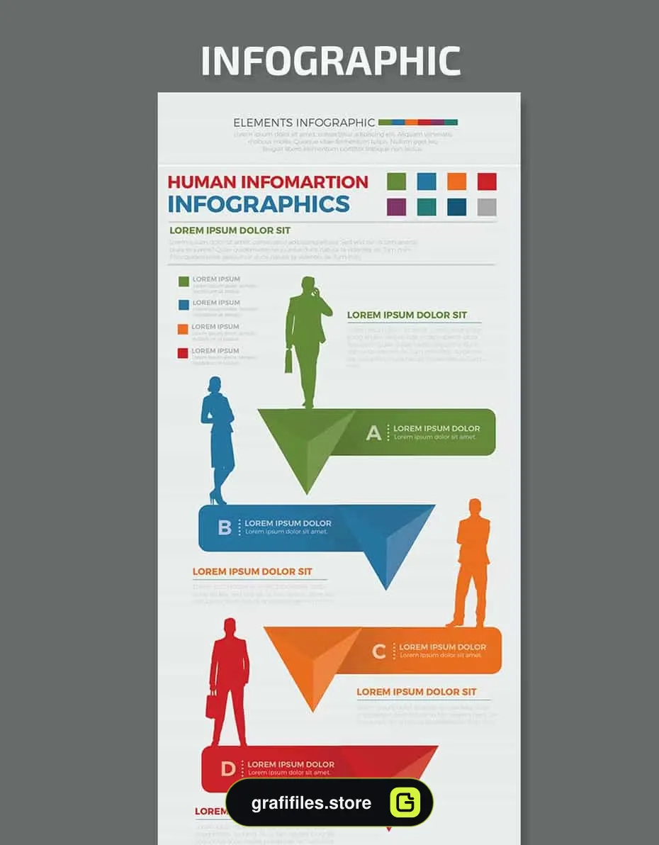وکتور اینفوگرافیک Infographic Set Design