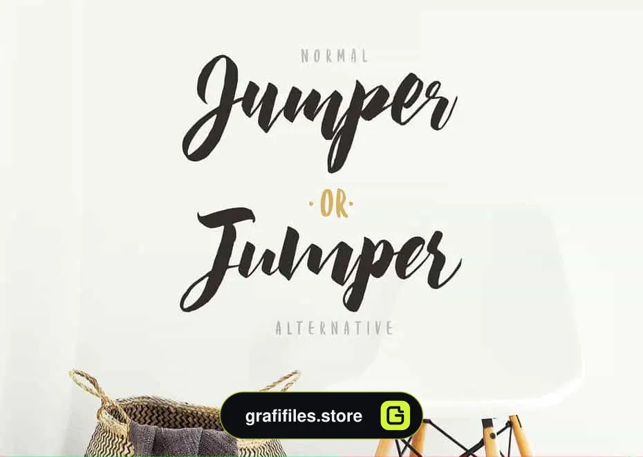 فونت انگلیسی Jumper Script Fonts
