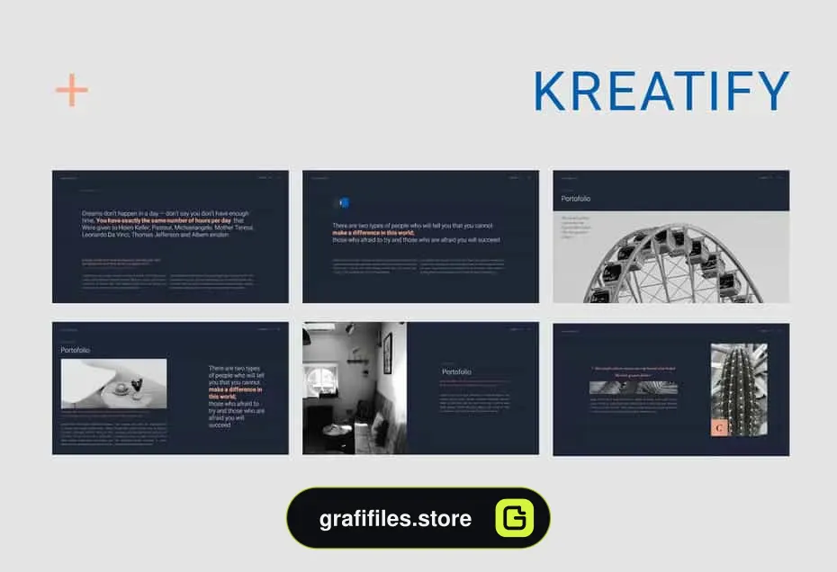 قالب پاورپوینت Kreatify Powerpoint