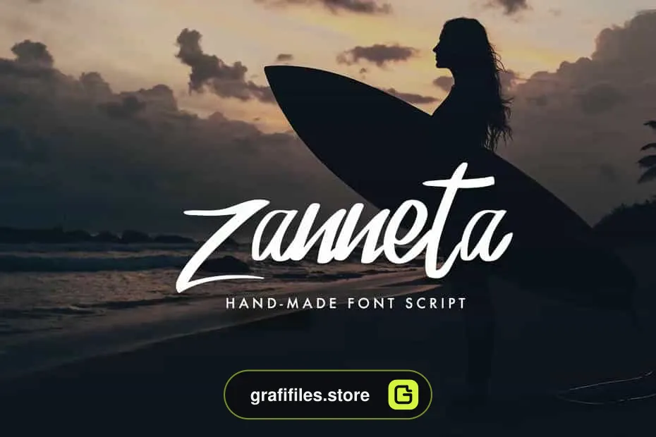 فونت انگلیسی Kudeta - Handmade Font Script