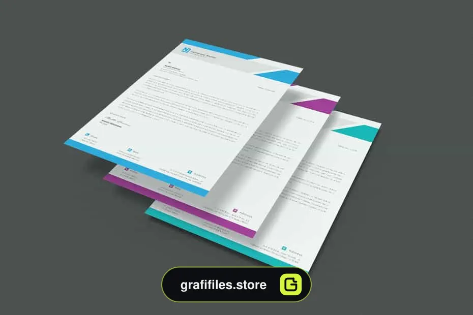 دانلود قالب آماده ورد سربرگ Letterhead for Microsoft Word - 5 قالب آماده ورد سربرگ Letterhead for Microsoft Word - 4