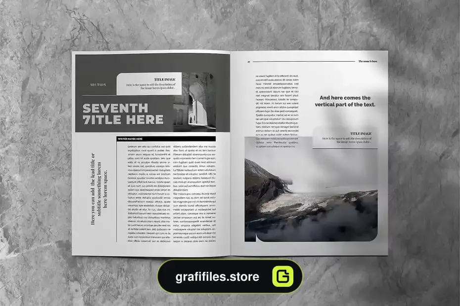 قالب ایندیزاین مجله سبک زندگی Lifestyle Indesign Template - 23