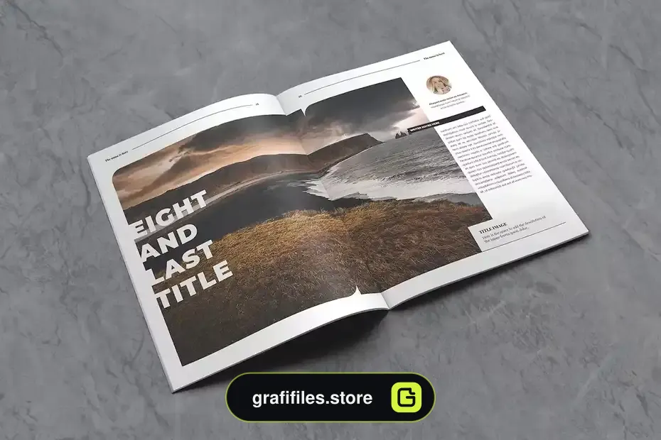 قالب ایندیزاین مجله سبک زندگی Lifestyle Indesign Template - 25