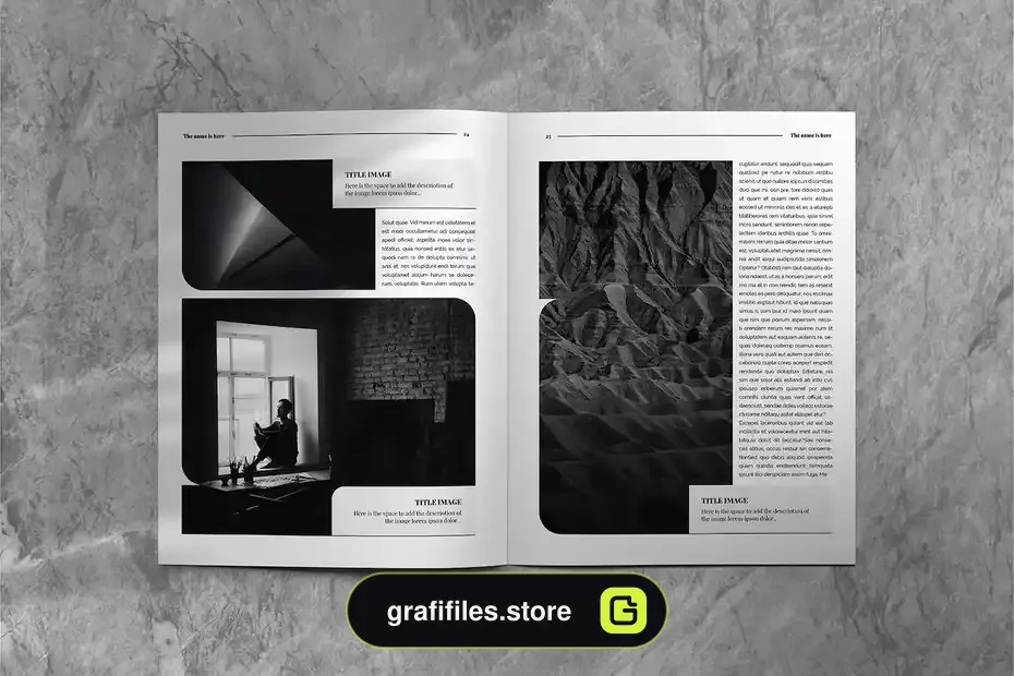 قالب ایندیزاین مجله سبک زندگی Lifestyle Indesign Template - 5