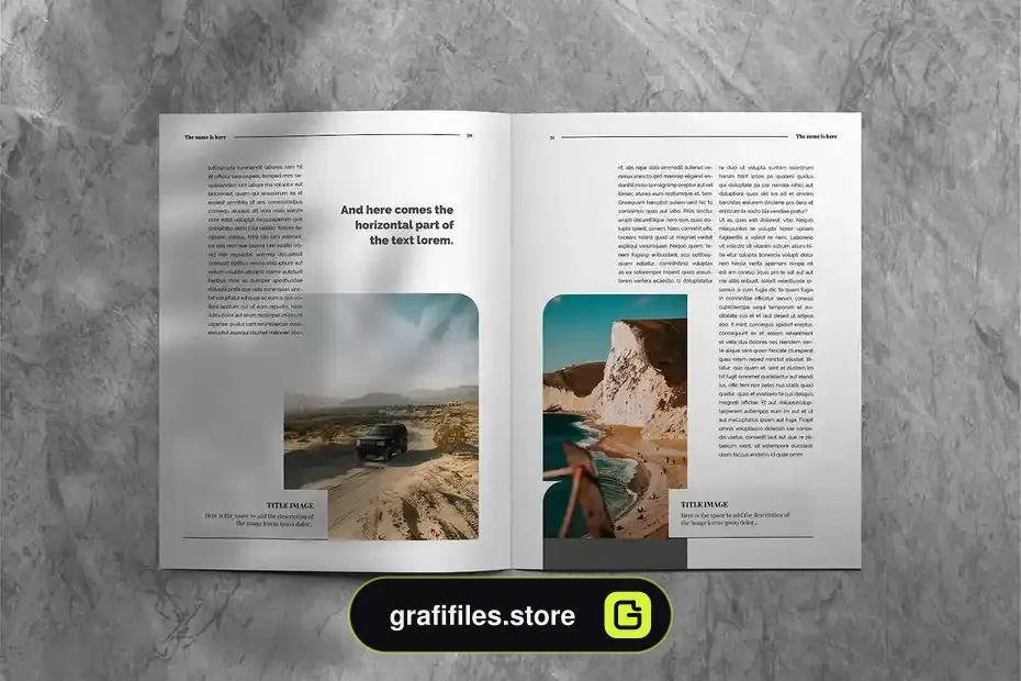 قالب ایندیزاین مجله سبک زندگی Lifestyle Indesign Template - 7