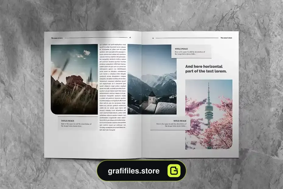 قالب ایندیزاین مجله سبک زندگی Lifestyle Indesign Template - 9