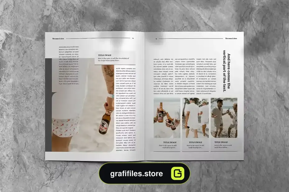 قالب ایندیزاین مجله سبک زندگی Lifestyle Indesign Template - 13