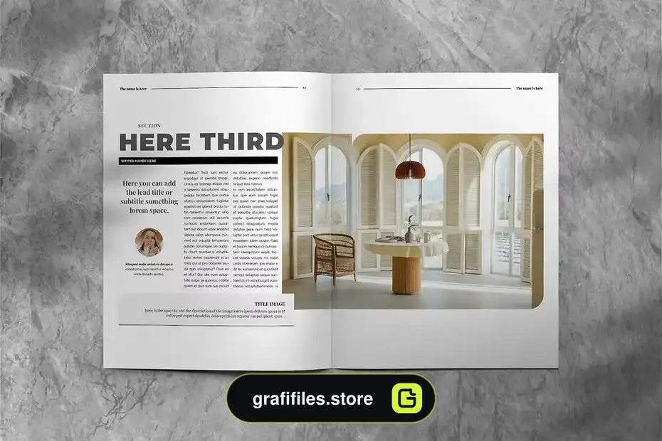 قالب ایندیزاین مجله سبک زندگی Lifestyle Indesign Template - 15
