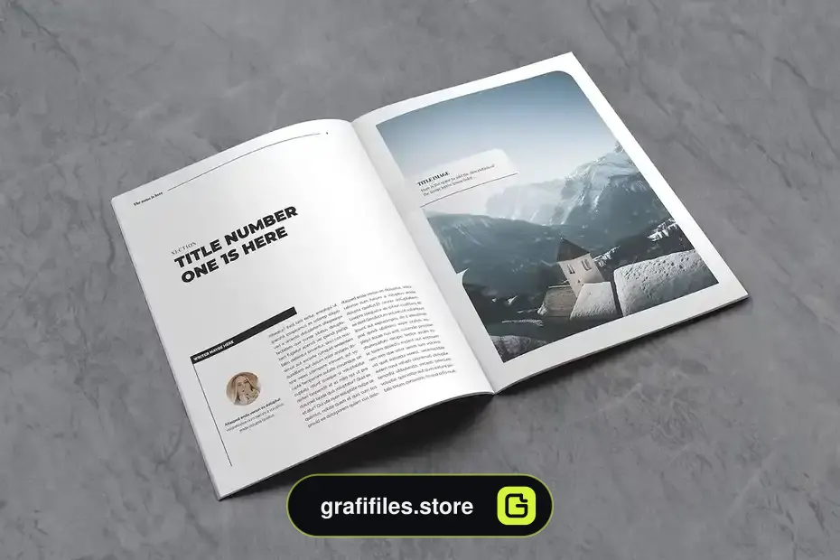قالب ایندیزاین مجله سبک زندگی Lifestyle Indesign Template - 17