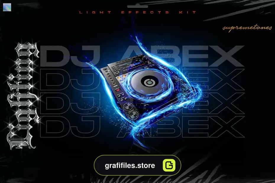 براش نور فتوشاپ Light Effects Kit - 1