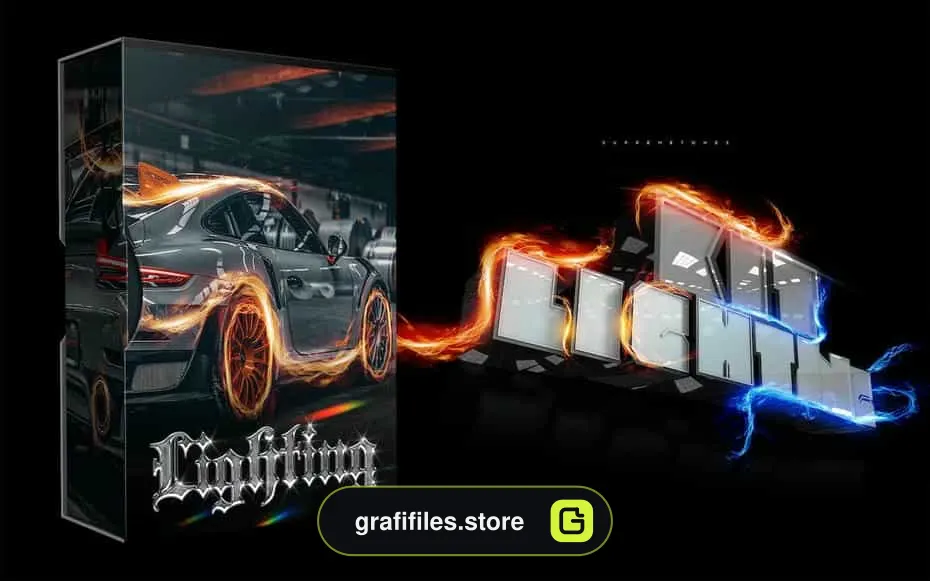 براش نور فتوشاپ Light Effects Kit - 3