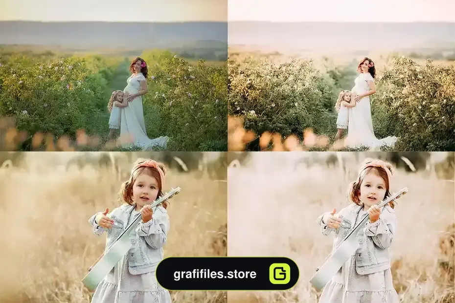 پریست لایت روم Lightroom Presets - Shades of Yellow - 5