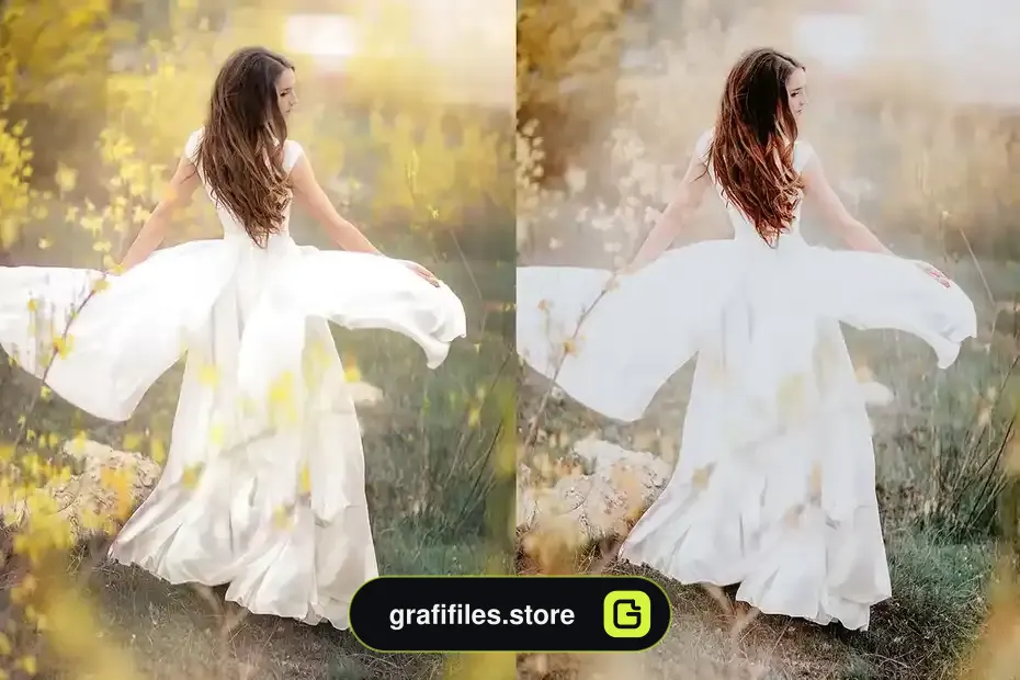 پریست لایت روم Lightroom Presets - Shades of Yellow - 9