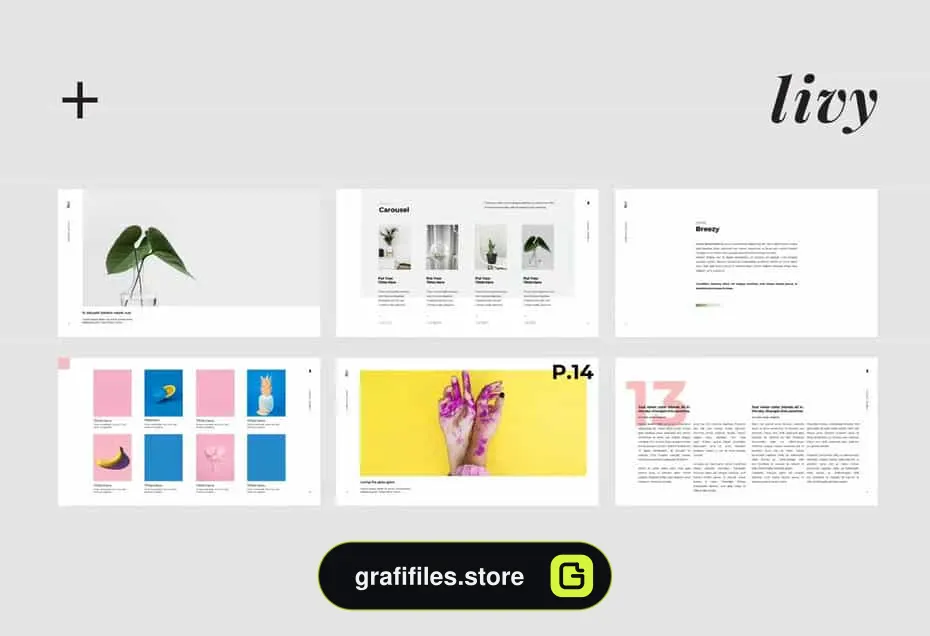 قالب پاورپوینت Livy Powerpoint