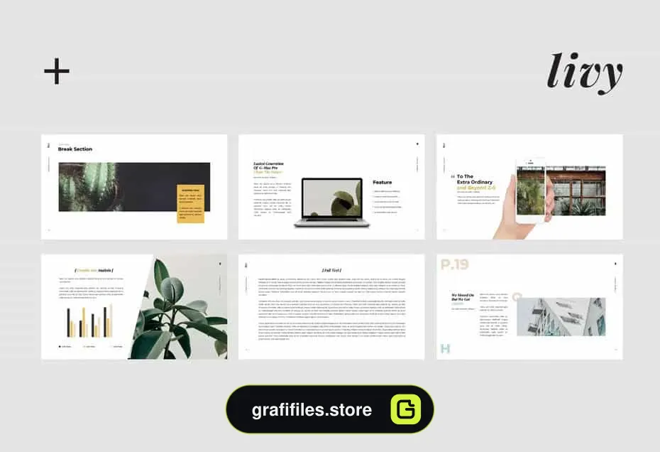 قالب پاورپوینت Livy Powerpoint