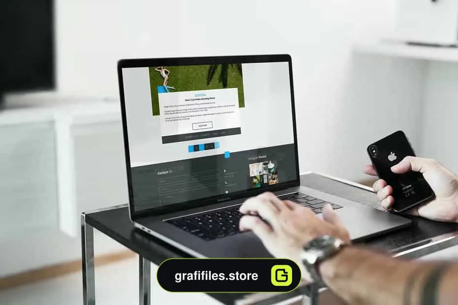موکاپ مک بوک پرو MacBook Pro Responsive Mock-Up